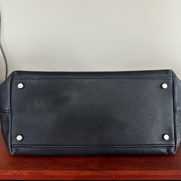 KATE SPADE | black pebble leather tote GUC! RETIRED! - Picture 8 of 11